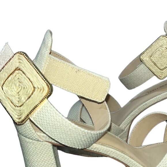 FTF Ankle Strap Wide-Width Block Heels - Picture 7 of 14